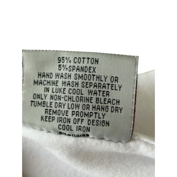 Virginia Tech VT Hokies Colosseum White Mock Neck Long Sleeve Shirt Sz Med - Picture 7 of 8